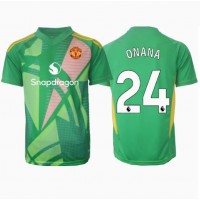 Fotballdrakt Herre Manchester United Andre Onana #24 Keeper Tredjedrakt 2024-25 Kortermet